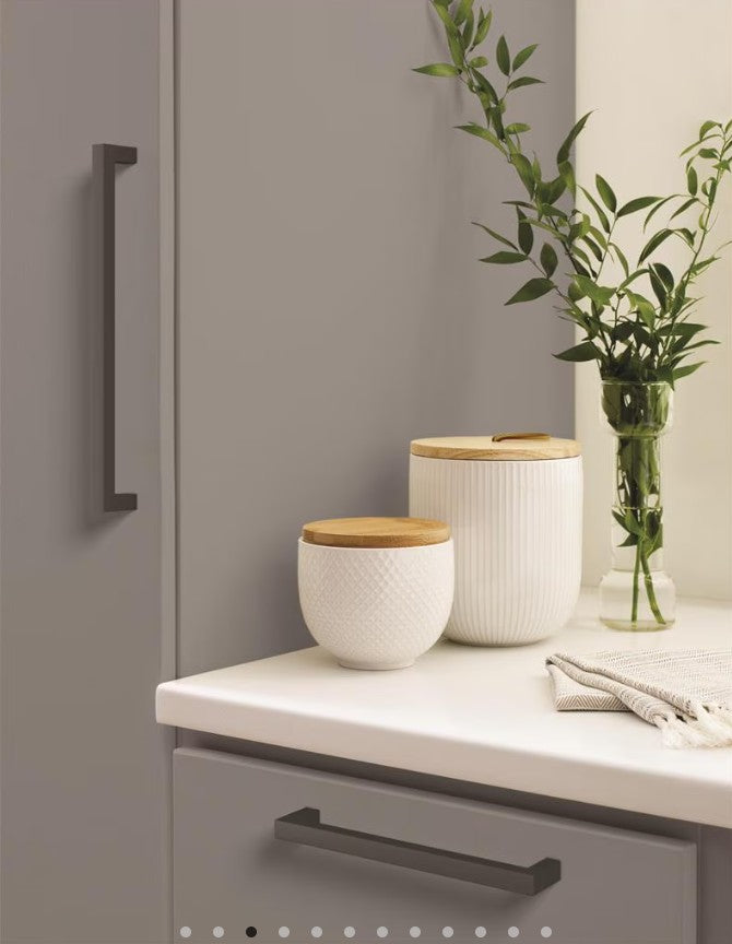AMEROCK Monument Square Handle Pulls in Flat Black (+8 Sizes)
