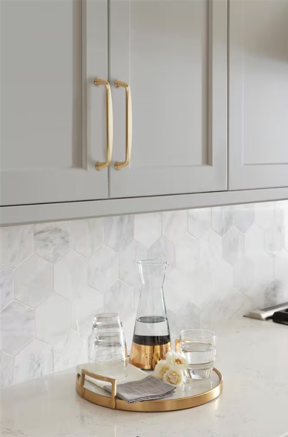 AMEROCK Kane Handle Pulls in Golden Champagne (+8 Sizes)