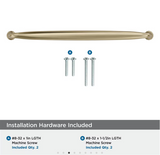 AMEROCK Kane Handle Pulls in Golden Champagne (+8 Sizes)