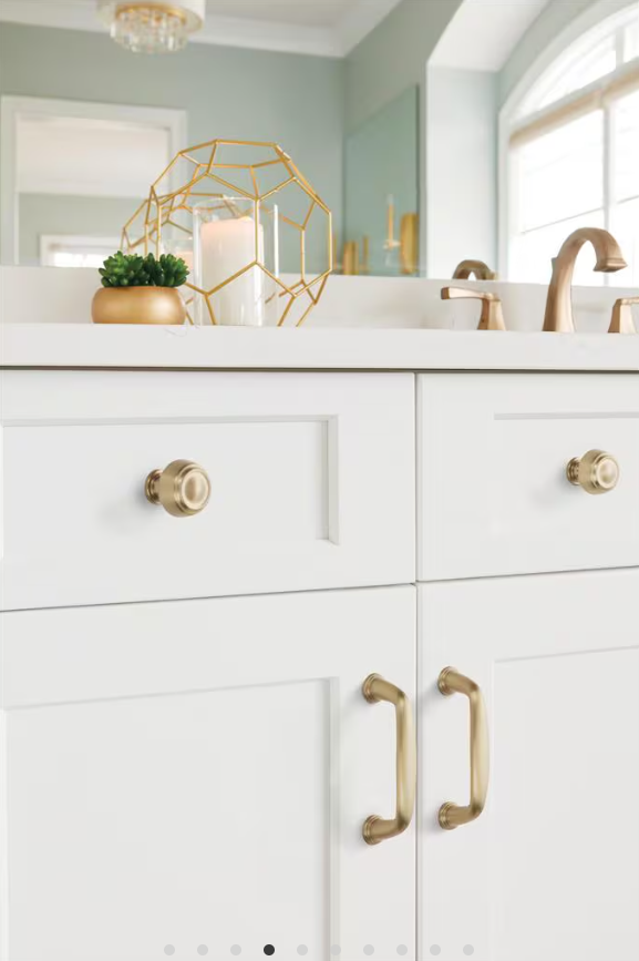 AMEROCK Kane Handle Pulls in Golden Champagne (+8 Sizes)
