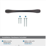 AMEROCK Vaile Handle Pulls in Oil Rubbed Bronze (+4 sizes)
