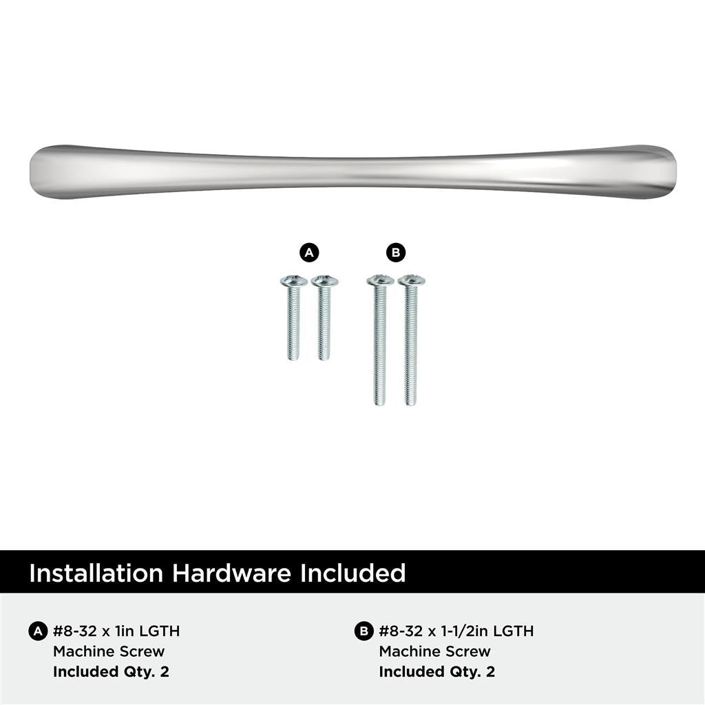 653-C AMEROCK Vaile 5-1/16" Center to Center Handle Cabinet Pull - Polished Chrome BP3723126 Hardware