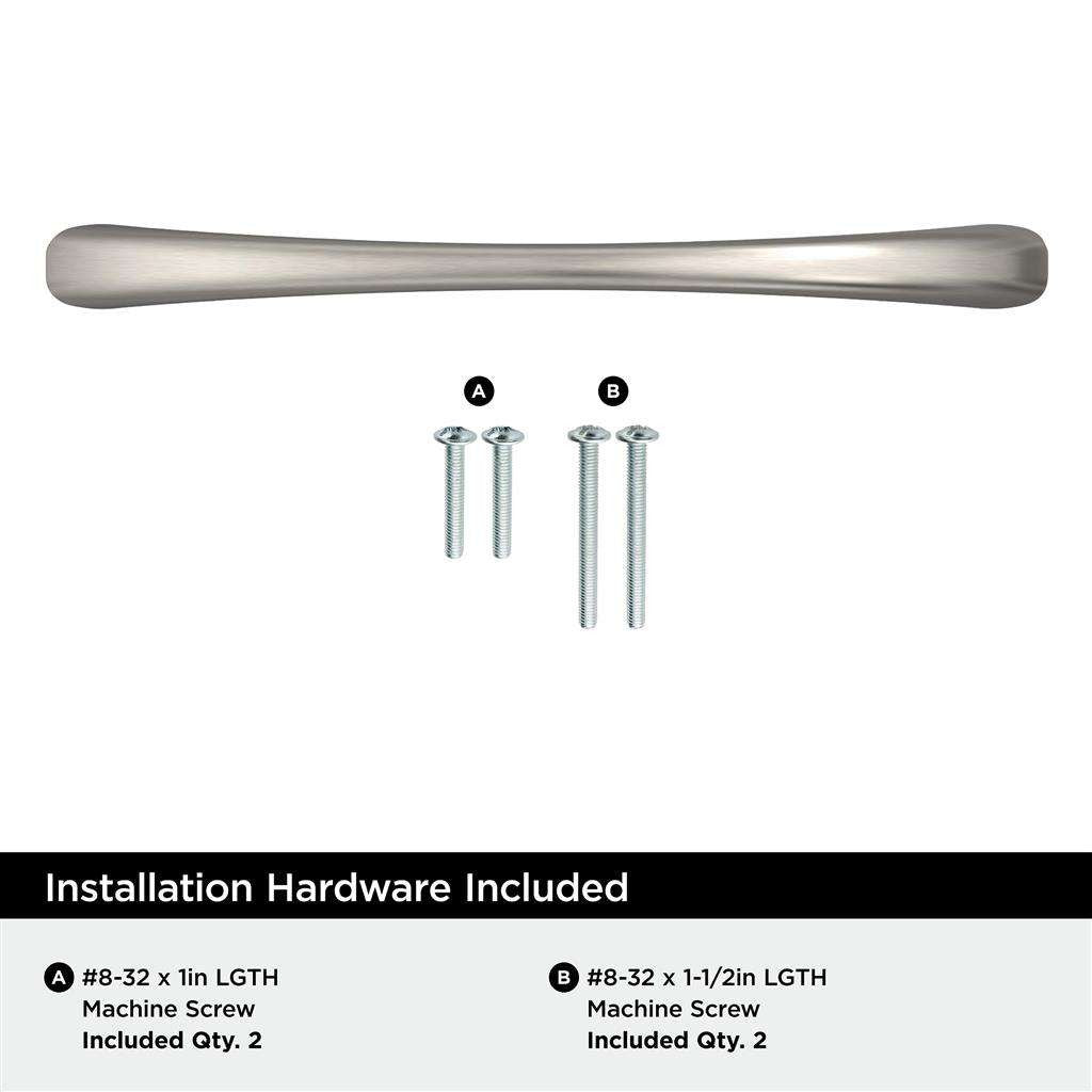653-C AMEROCK Vaile 5-1/16" Center to Center Handle Cabinet Pull - Satin Nickel BP37231G10 Hardware