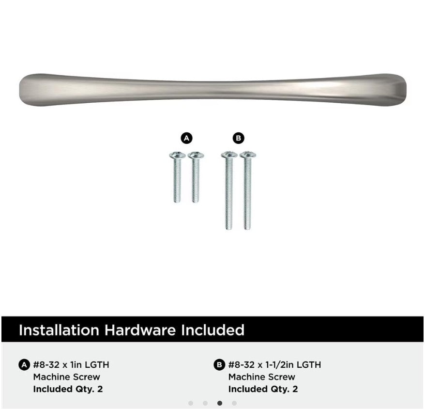 AMEROCK Vaile Cabinet Pulls in Satin Nickel (+4 Sizes)