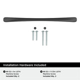 653-D AMEROCK Vaile 6-5/16" Center to Center Handle Cabinet Pull - Matte Black BP37232FB Hardware