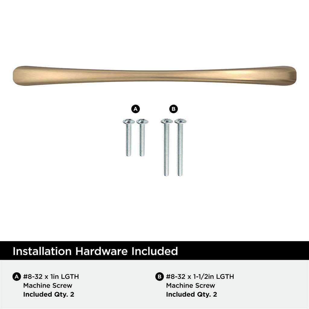 653-D AMEROCK Vaile 6-5/16" Center to Center Handle Cabinet Pull - Champagne Bronze BP37232CZ Hardware