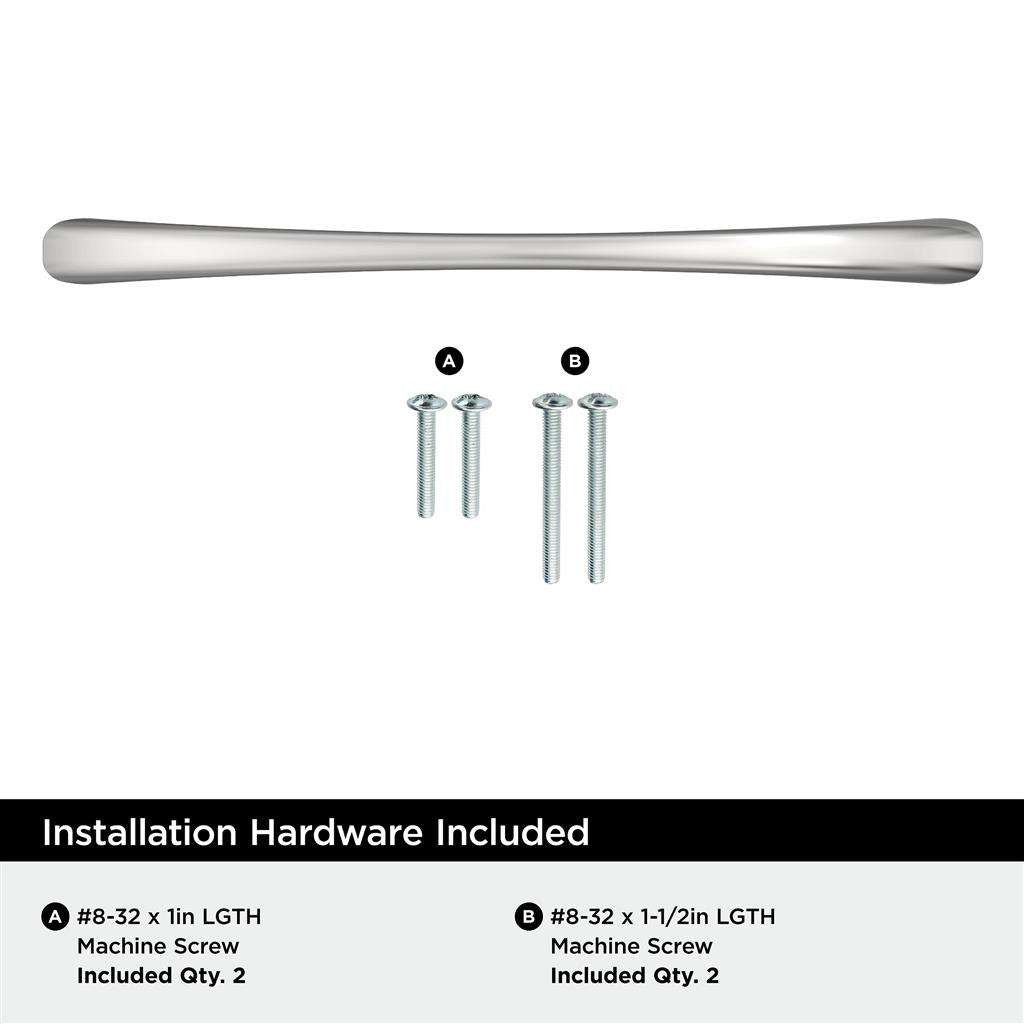 653-D AMEROCK Vaile 6-5/16" Center to Center Handle Cabinet Pull -Polished Chrome BP3723226 Hardware