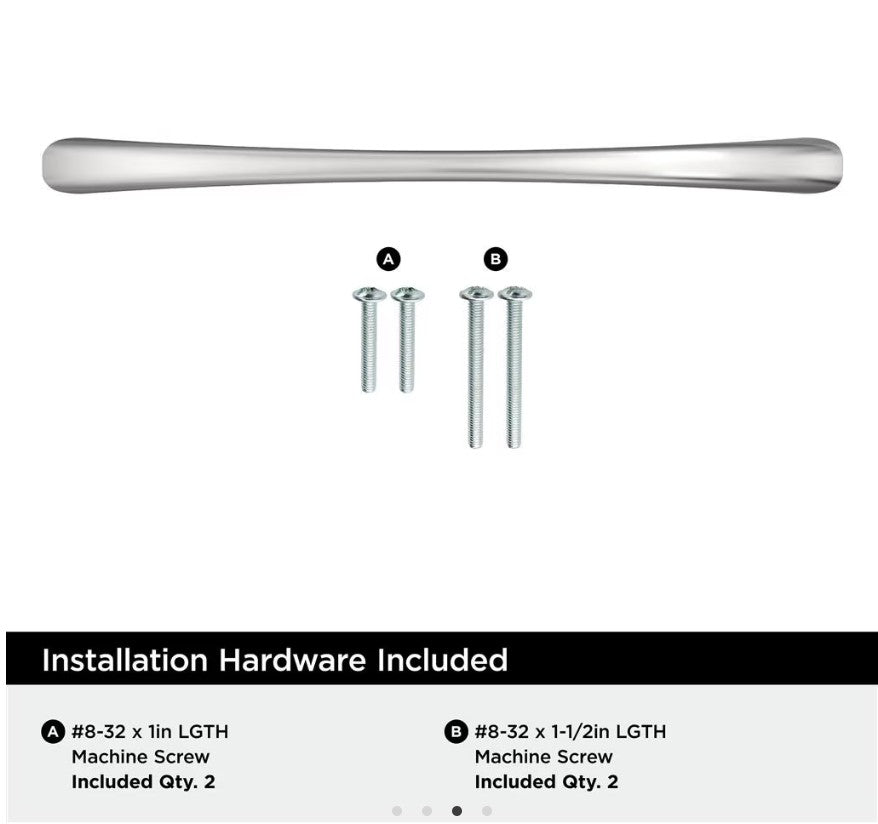 AMEROCK Vaile Cabinet Pulls in Polished Chrome (+4 Sizes)