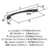 AMEROCK Vaile Handle Pulls in Oil Rubbed Bronze (+4 sizes)