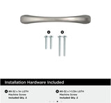 AMEROCK Vaile Cabinet Pulls in Satin Nickel (+4 Sizes)