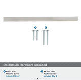 AMEROCK Monument Square Handle Pulls in Satin Nickel (+8 Sizes)