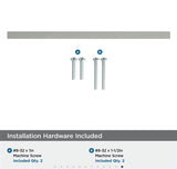 AMEROCK Monument Square Handle Pulls in Satin Nickel (+8 Sizes)