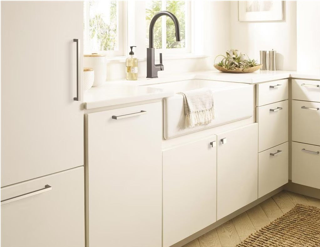 AMEROCK Monument Square Handle Pulls in Satin Nickel (+8 Sizes)