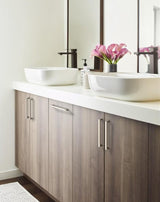 AMEROCK Monument Square Handle Pulls in Satin Nickel (+8 Sizes)