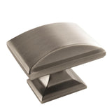 AMEROCK Candler Rectangle Cabinet Knob in Satin Nickel (+2 Sizes)
