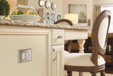 AMEROCK Candler Rectangle Cabinet Knob in Satin Nickel (+2 Sizes)