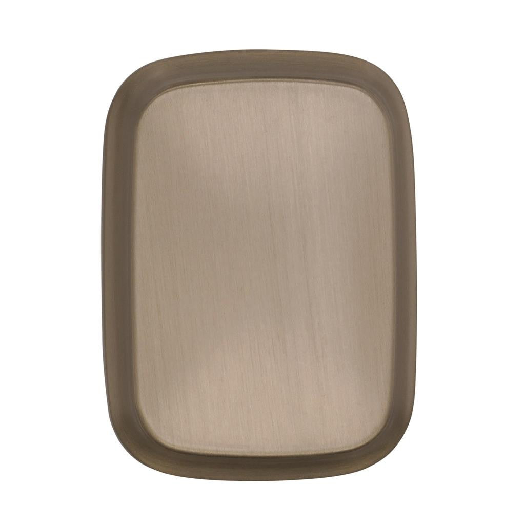 AMEROCK Revitalize 1-1/4" Length Rectangle Cabinet Knob in Golden Champagne BP55340BBZ Topview
