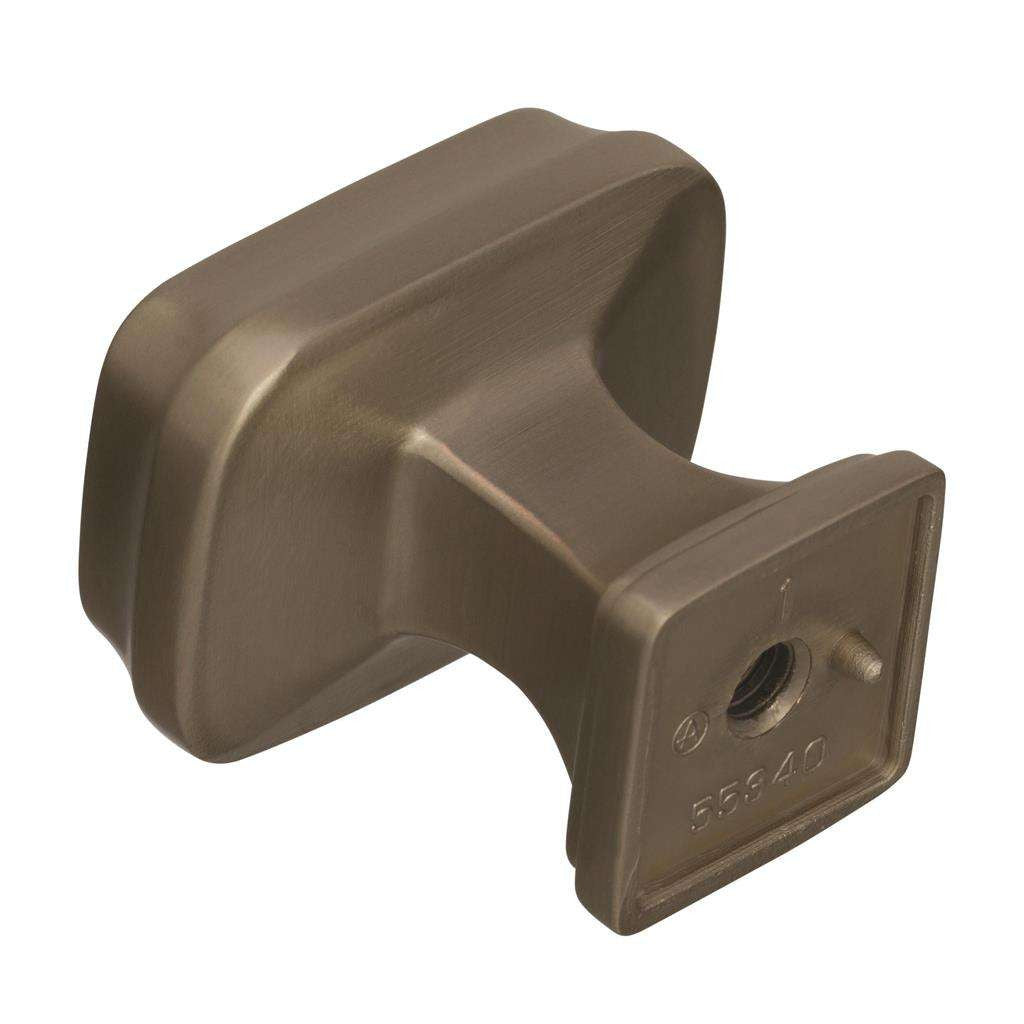 AMEROCK Revitalize 1-1/4" Length Rectangle Cabinet Knob in Golden Champagne BP55340BBZ Backside