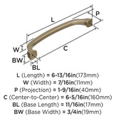 AMEROCK Revitalize Cabinet Handles in Golden Champagne (+7 Sizes)