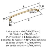 AMEROCK Revitalize Cabinet Handles in Golden Champagne (+7 Sizes)
