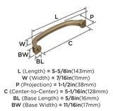 AMEROCK Revitalize Cabinet Handles in Golden Champagne (+7 Sizes)