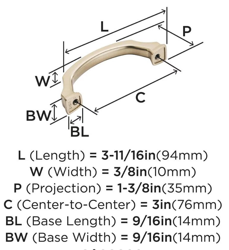 AMEROCK Revitalize Cabinet Handles in Champagne Bronze (+7 Sizes)