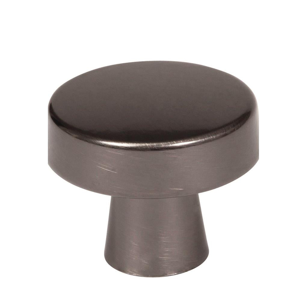 AMEROCK Blackrock Round Cabinet Knob in Gunmetal (+2 Sizes)