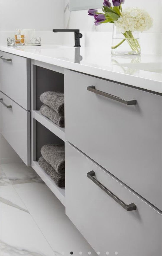 AMEROCK Blackrock Handle Cabinet Pull in Gunmetal (+7 Sizes)