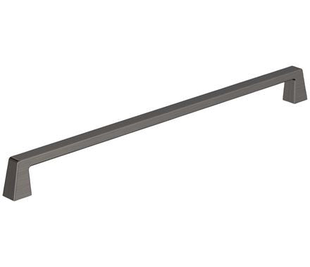 AMEROCK Blackrock 12-5/8" Center to Center Handle Cabinet Pull - Gunmetal BP55284-GM