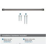 AMEROCK Blackrock Handle Cabinet Pull in Gunmetal (+7 Sizes)