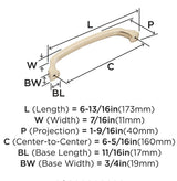 AMEROCK Revitalize Cabinet Handles in Champagne Bronze (+7 Sizes)