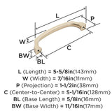 AMEROCK Revitalize Cabinet Handles in Champagne Bronze (+7 Sizes)