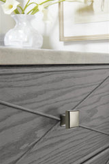 AMEROCK Blackrock Square Cabinet Knob in Gunmetal (+2 Sizes)