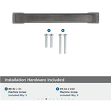AMEROCK Blackrock Handle Cabinet Pull in Gunmetal (+7 Sizes)