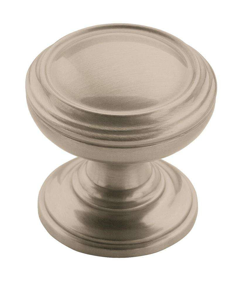 AMEROCK Revitalize 1-1/4" Diameter Cabinet Knob in Satin Nickel BP55342G10
