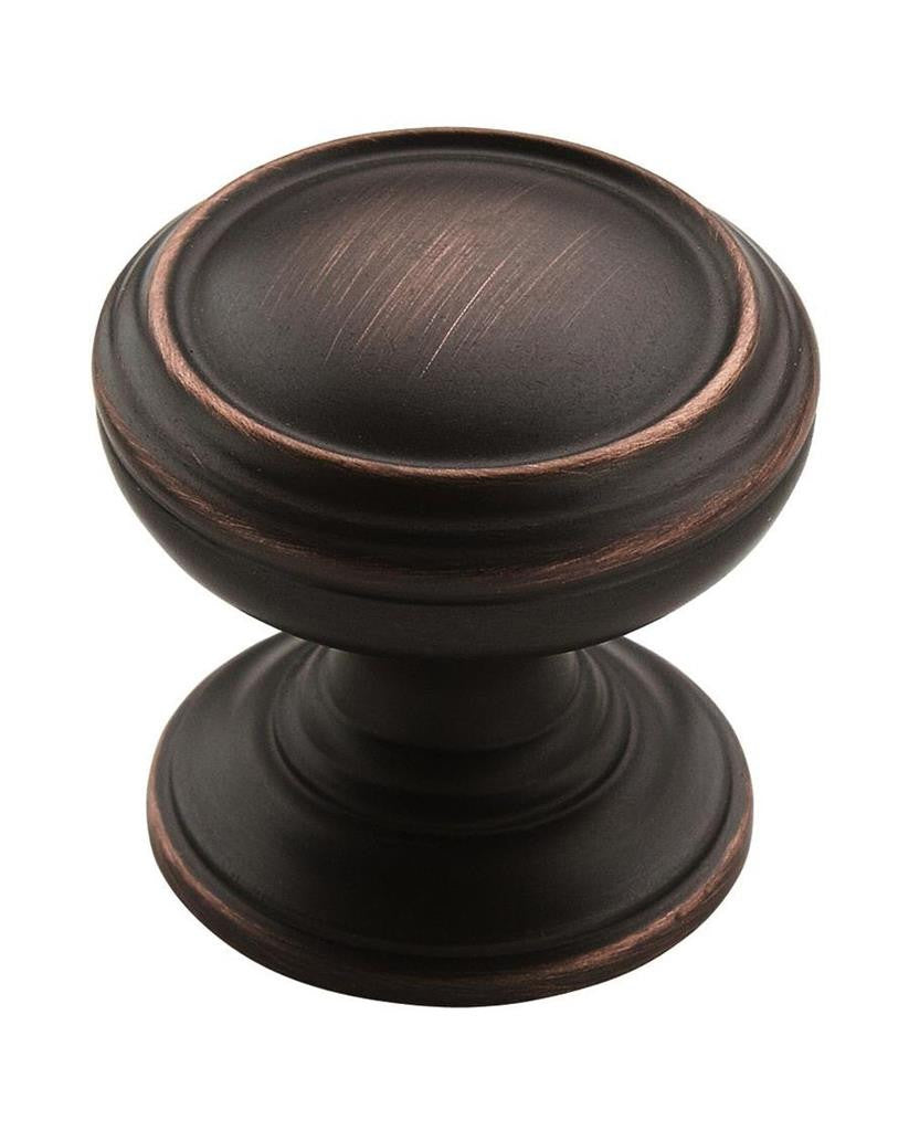 AMEROCK Revitalize 1-1/4" Diameter Cabinet Knob in Oil Rubbed Bronze BP55342ORB