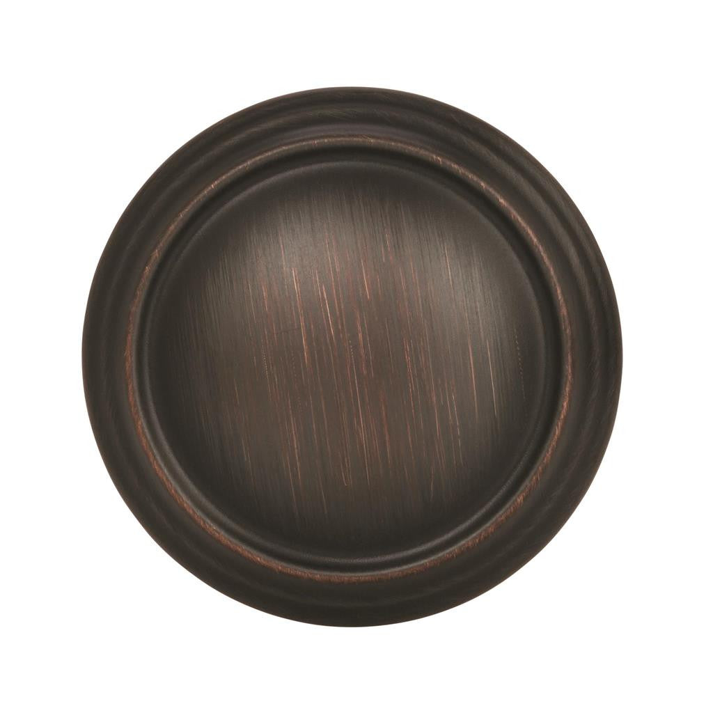AMEROCK Revitalize 1-1/4" Diameter Cabinet Knob in Oil Rubbed Bronze BP55342ORB Topview