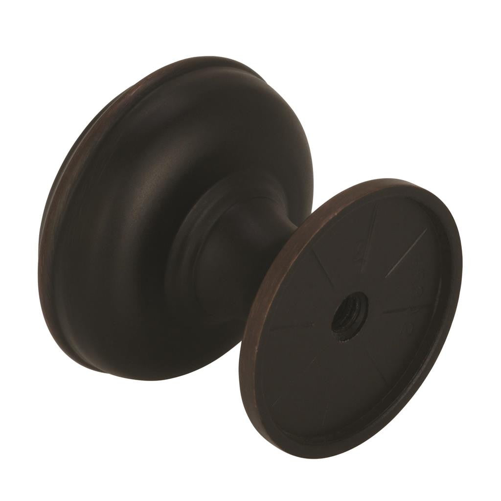 AMEROCK Revitalize 1-1/4" Diameter Cabinet Knob in Oil Rubbed Bronze BP55342ORB Backside