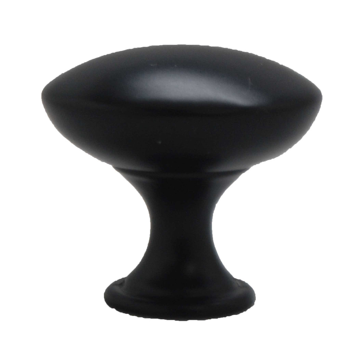 AMERFIT Silverline 1-3/16" Mushroom Cabinet Knob - Black K2013-MB-BP