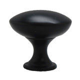 AMERFIT Silverline 1-3/16" Mushroom Cabinet Knob - Black K2013-MB-BP
