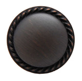 AMEROCK Allison 1-1/8" Rope Round Cabinet Knob - Oil Rubbed Bronze BP53001-ORB