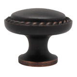 AMEROCK Allison 1-1/8" Rope Round Cabinet Knob - Oil Rubbed Bronze BP53001-ORB