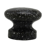 Side View of a Black Speckle 1-1/8" Round Cabinet Knob from Amerock's Allison Collection 14111SKB