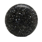 Top View of a Black Speckle 1-1/8" Round Cabinet Knob from Amerock's Allison Collection 14111SKB