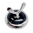AMEROCK Bathroom Robe Hook in Polished Chrome & Black