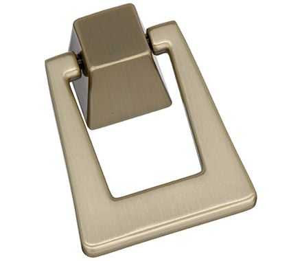 Main View of a Golden Champagne 1-13/16" Pendant Cabinet Knob from Amerock's Blackrock Collection BP55274-BBZ
