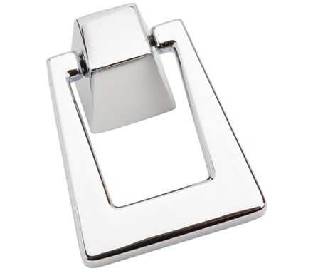 Main View of a Polished Nickel 1-13/16" Pendant Cabinet Knob from Amerock's Blackrock Collection BP5527426