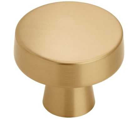 Main View of a Champagne Bronze 1-5/16" Round Cabinet Knob from Amerock's Blackrock Collection BP55270-CZ