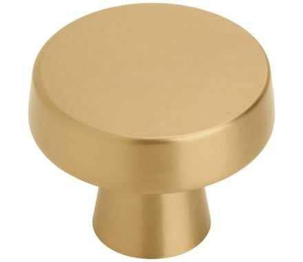 Main View of a Champagne Bronze 1-5/8" Round Cabinet Knob from Amerock's Blackrock Collection BP55272-CZ