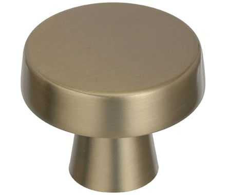 AMEROCK Blackrock 1-5/16" Round Cabinet Knob - Golden Champagne BP55270-BBZ